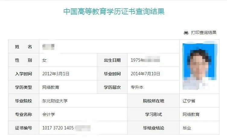 毕业证电子版