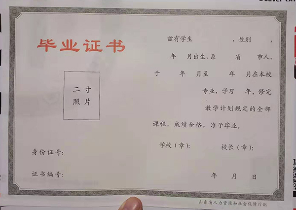 国产 日日夜夜 精品 枣庄市中专毕业证样本_编号填写_补办