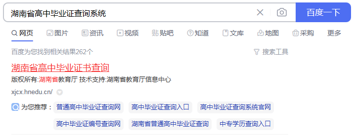 搜索结果