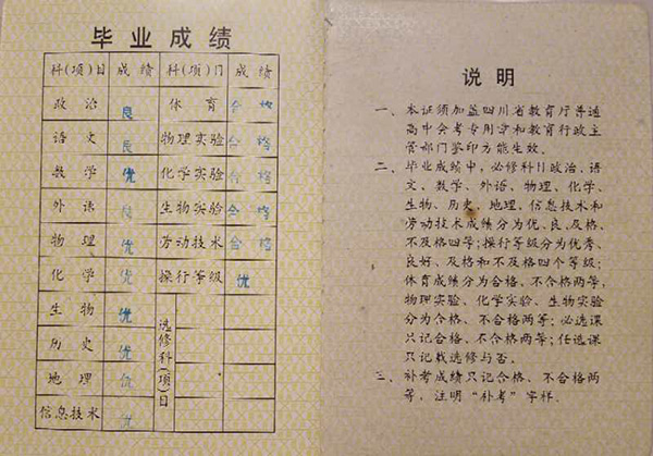 国产 日日夜夜 精品 成都市2004年高中毕业证样式及遗失补办流程