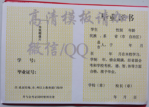 观看黄色三级处女视频 湖北省1999年高中毕业证样本及补办流程