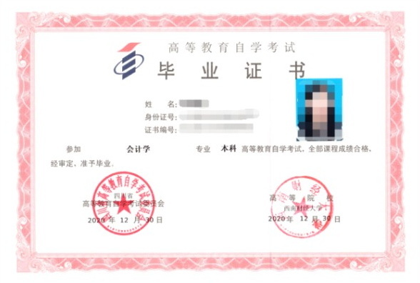 西南民族大学自考毕业证样本及申请流程